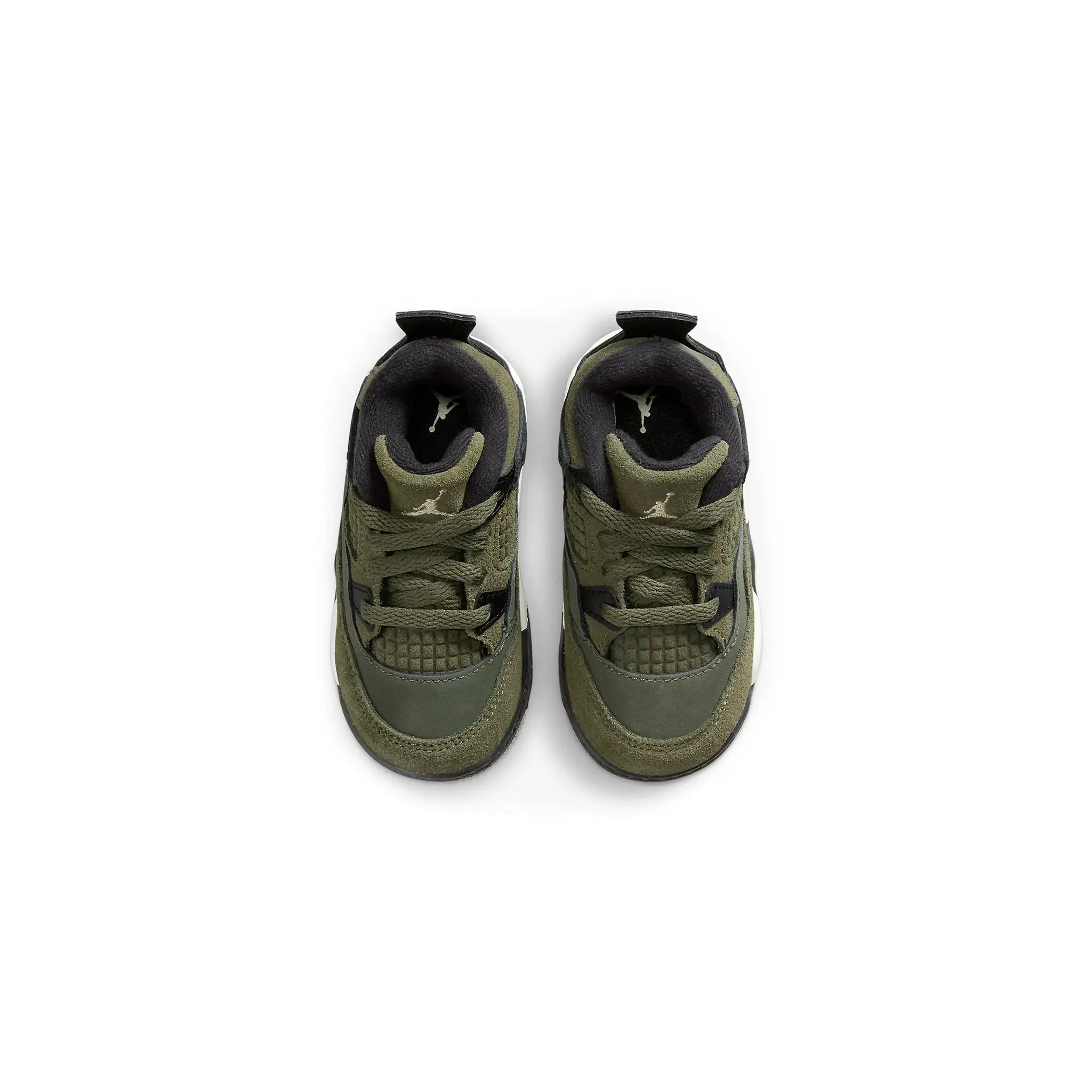 Top view of Air Jordan 4 Retro SE Craft Olive (TD) FB9927-200